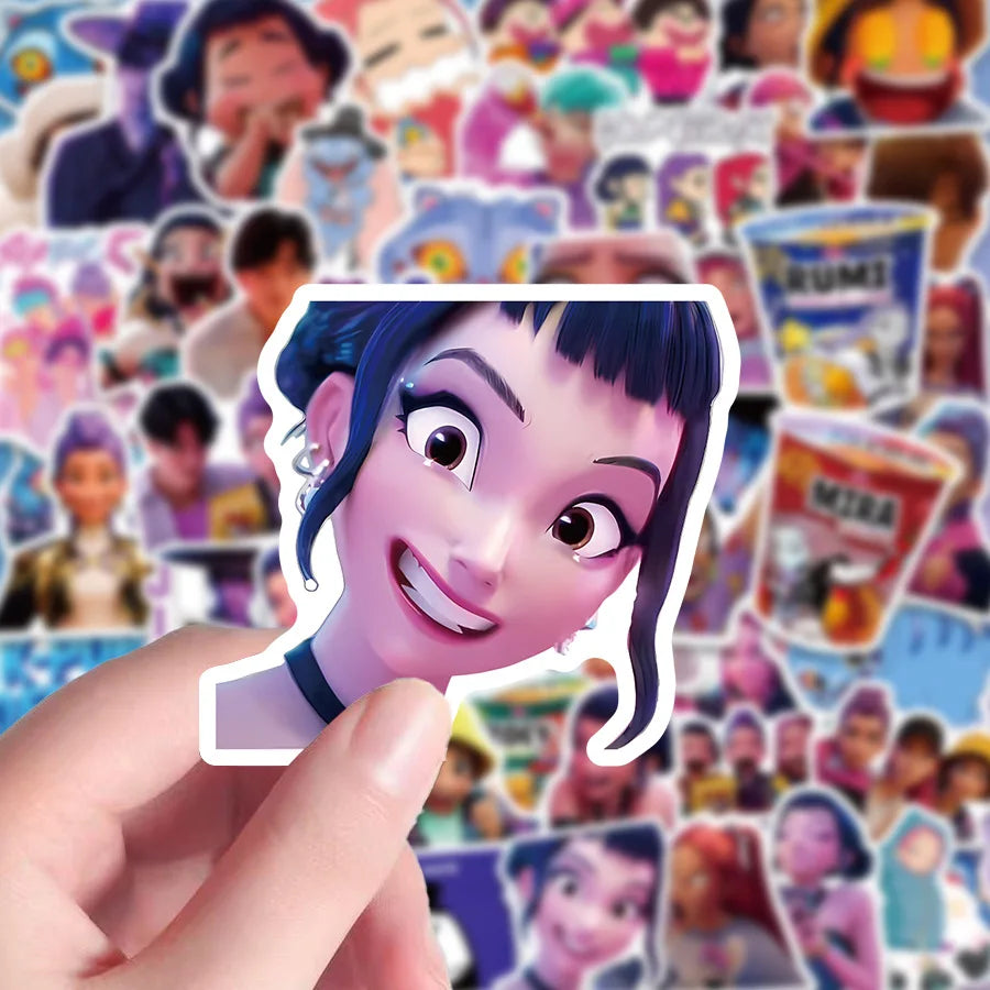 60Pcs KPop Demon Hunters Stickers