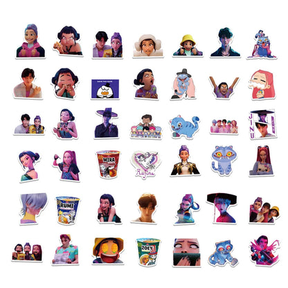 60Pcs KPop Demon Hunters Stickers